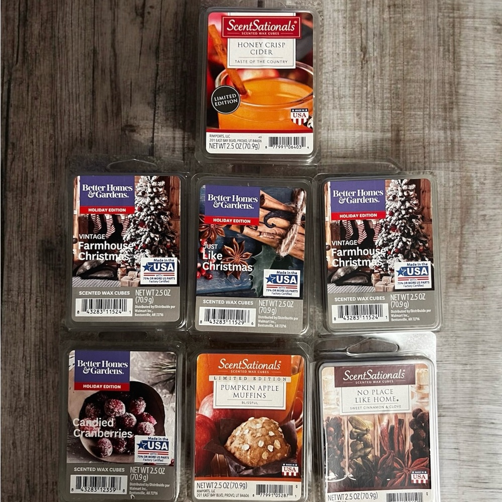 BRAND NEW ! ScentSationals and Better Homes & Gardens Wax Melts Collection
